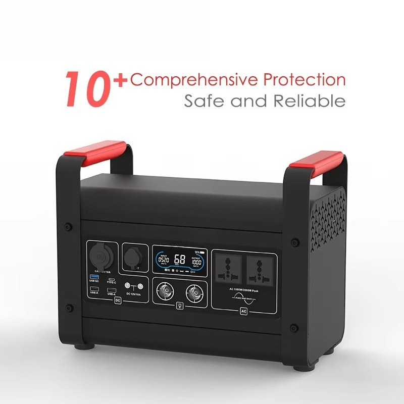ポータブル電気ソーラー発電機 1000w 220v Life - Portable Power Station 1000W のレビューと価格