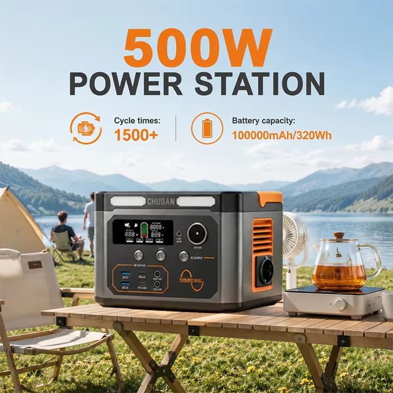 【プロ仕様】ポータブル電源 500W 純正弦波 家庭用・キャ - Portable Power Station 500W のレビューと価格