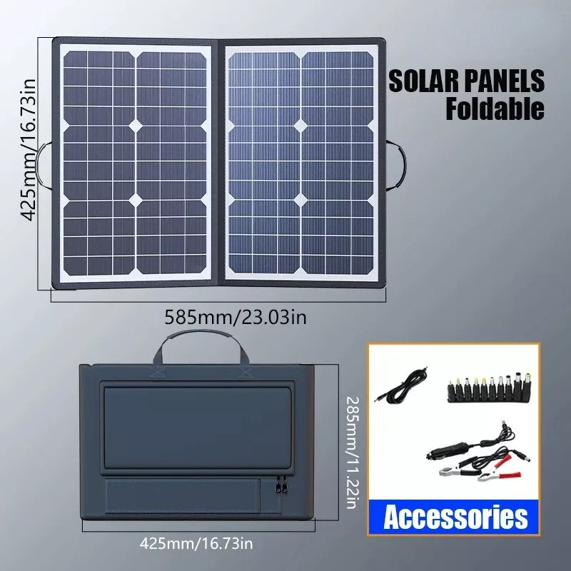 ソーラーパネルキット完全な屋外 1000 ワット折りたたみ式 - Portable Power Station 1000W Pure Sine のレビューと価格