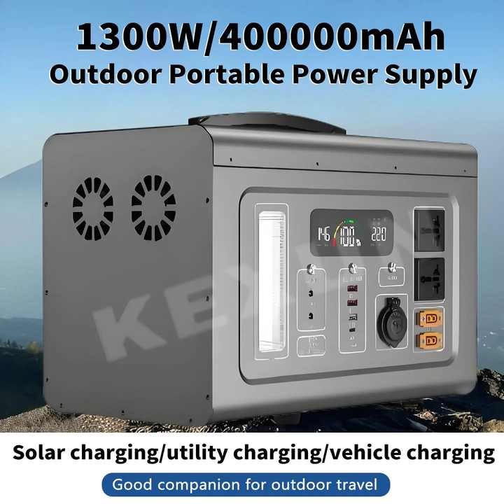 ポータブル1280Whソーラー発電機1500W 220V A - Portable Power Station 1500W Ac Outlet のレビューと価格
