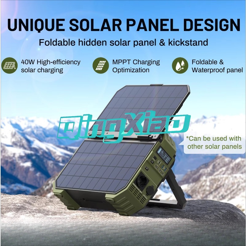1000Wポータブルソーラー発電所、ソーラーパネル内蔵、緊急 - Portable Power Station 1000W のレビューと価格