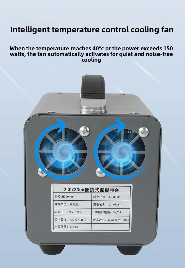 300W、333Whのポータブル電源、ソーラー発電機、220 - Portable Power Station 300W Camping のレビューと価格